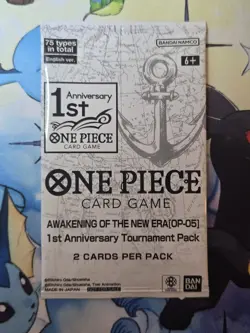 One piece 1st anniversary pre released sealed pack - Image 1