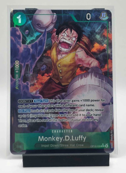 Monkey.D.Luffy Alt Art OP16-034 OP16 The Time of Battle NM - Image 1