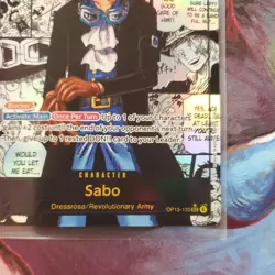 Sabo OP13-120 SEC Manga Alternative Art Carrying On His Will - Image 4