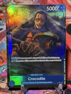 CROCODILE - One Piece TCG OP07-040 - AA Alt Art - Premium Booster PRB02 - Image 1
