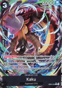 One Piece TCG Kaku AA OP15/EB04-043 Adventure On Kamis Island English - Image 1