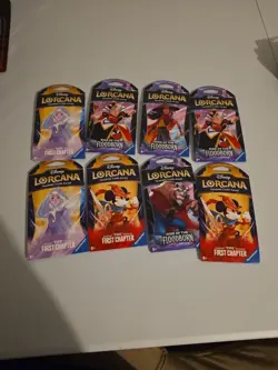 Disney Lorcana: The First Chapter Booster Pack - 8 Packs 4050368981721 - Image 1
