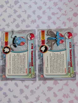 1999 Topps Pokemon TV Animation Series 1 Tentacool/Tentacruel Blue Logo Non Holo - Image 2