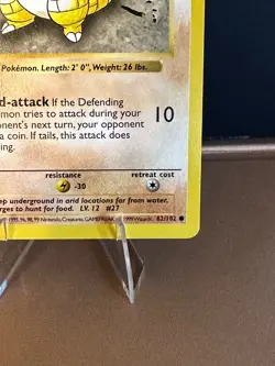 Pokemon Card - Sandshrew Base Set (Shadowless) 62/102 Common - Image 4