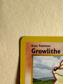 Growlithe 28/102 Uncommon Base Set (Shadowless) Pokemon Card - Image 2