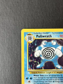1999 Poliwrath 13/102 Holo Pokemon Card - Unlimited Base Set - Image 5