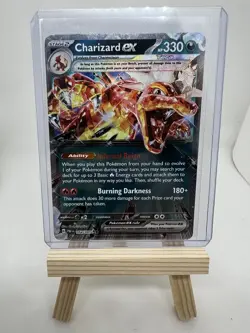 Charizard ex 054/091 Ultra Rare - Paldean Fates Pokemon Card Holographic NM/M - Image 1