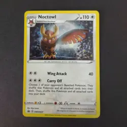 Pokemon Card TCG: Noctowl SWSH027 - Black Star Promo - Image 1