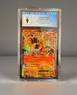 CGC 9 Mint Charizard EX XY29 XY Promos Holo 2014 Black Star Promo Pokemon Card - Image 1