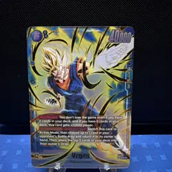 Vegito FB04-130 Secret Rare Alternate Art Dragon Ball Card English Fusion World - Image 1