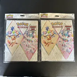 2- Prismatic Evolutions Scarlet & Violet ULTRA PRO Pokemon 9 Pocket BINDER NEW - Image 1