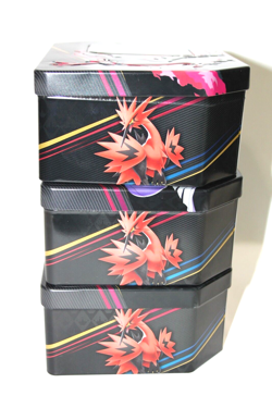 Pokemon Crown Zenith Collection Tin Zapdos Moltres Articuno Empty No Cards Lot 3 - Image 2