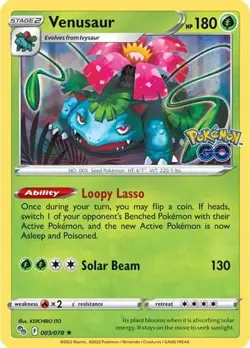Pokemon Charizard Blastoise & Venusaur. Pokemon Go REVERSE HOLO Rare Set 3 Cards - Image 2