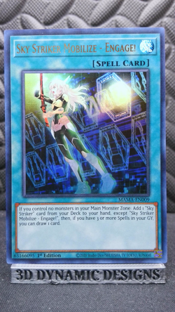 | Yugioh Sky Striker Mobilize - Engage! MAMA-EN009 1st Ultra Rare NM 🔥 | - Image 1