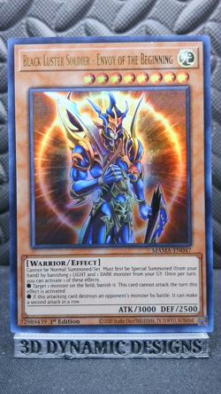 | Yugioh Black Luster Soldier - Envoy of the Beginning MAMA-EN047 ULTRA NM 🔥 | - Image 1