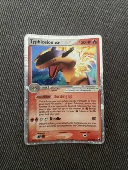 Pokemon TCG Typhlosion EX Holo Rare Card 110/115 2005 Unseen Forces - Image 1