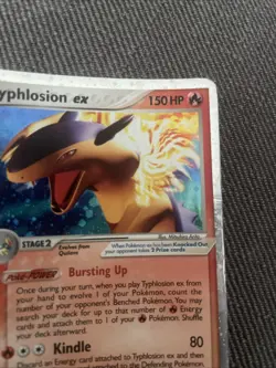 Pokemon TCG Typhlosion EX Holo Rare Card 110/115 2005 Unseen Forces - Image 4
