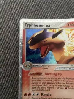 Pokemon TCG Typhlosion EX Holo Rare Card 110/115 2005 Unseen Forces - Image 5