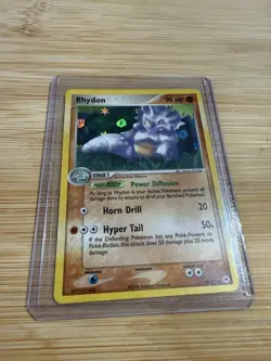 Pokemon TCG Rhydon Reverse Holo Card 46/101 Hidden Legends NM - Image 2