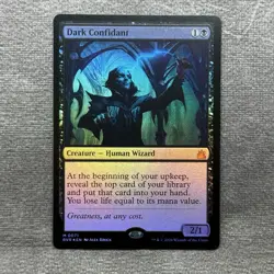 Dark Confidant - Ravnica Remastered (RVR) #71 NM Foil MTG Magic Card - Image 1