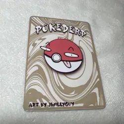 Pokederp Shadowbud “Gengar” 1st Edition Blackout Card - Pokemon Parody Fanart - Image 3