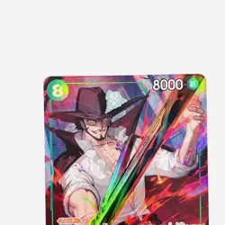 Dracule Mihawk OP12-030 SR Alt Art Parallel ONE PIECE CARD Japanese 2025 - Image 3