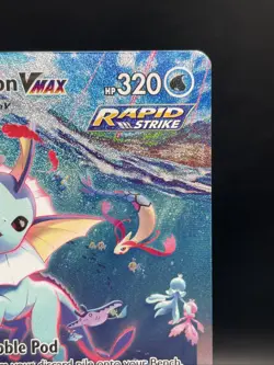 Vaporeon VMAX SWSH182 SWSH: Sword & Shield Black Star Promo Card Holo NM- - Image 3