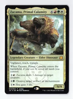 Zacama, Primal Calamity Foil Mythic Judge Promos Magic the Gathering MTG Card NM - Image 1