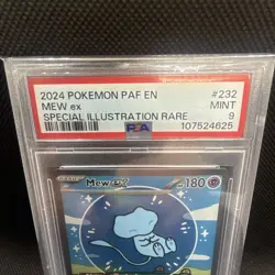 PSA 9 Bubble Mew EX 232/091 Special Illustration Rare MINT Graded Pokemon Card - Image 2