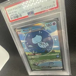 PSA 9 Bubble Mew EX 232/091 Special Illustration Rare MINT Graded Pokemon Card - Image 3