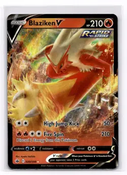 Blaziken V SWSH06: Chilling Reign - Pokemon NM 020/198 - Image 1