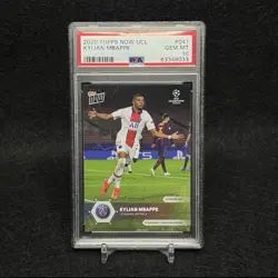 PSA10 Top Mint Topps Now 2020 UCL Mbappe Hat Trick PSG #041 Soccer Card JAPAN - Image 1