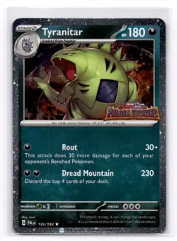 Tyranitar (Paldea Evolved Stamp) Miscellaneous Cards & Products - Pokemon NM 135 - Image 1
