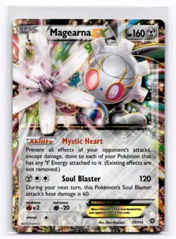 Magearna EX XY - Steam Siege - Pokemon NM 75/114 - Image 1