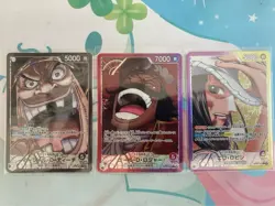 One Piece Card Game Leader Parallel Lot Roger Teach Robin x4 JAPAN - Image 1