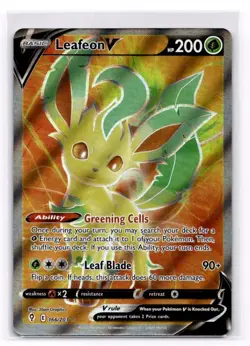 Leafeon V (Full Art) SWSH07: Evolving Skies - Pokemon NM 166/203 - Image 1