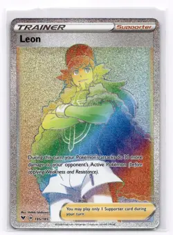 Leon (Secret) SWSH04: Vivid Voltage - Pokemon NM 195/185 - Image 1