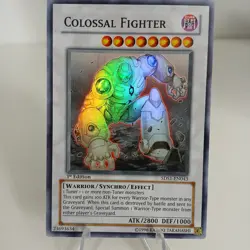 Colossal Fighter 5DS1-EN043 1st Edition Super Rare LP - Image 1