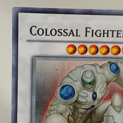 Colossal Fighter 5DS1-EN043 1st Edition Super Rare LP - Image 2
