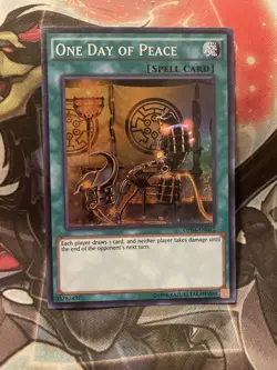 Yugioh! One Day of Peace - OP04-EN012 - **Super Rare** NM - Image 1