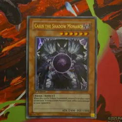 Caius the Shadow Monarch SDDE-EN001 The Dark Emperor 1st Edition Moderate Play - Image 1