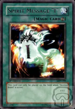 Spirit Message "I" LON-089 R Labyrinth of Nightmare Yu-Gi-Oh 1st Edition NM/M - Image 3