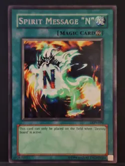 Yugioh Spirit Message "N" LON-090 Rare Unlimited NM - Image 1