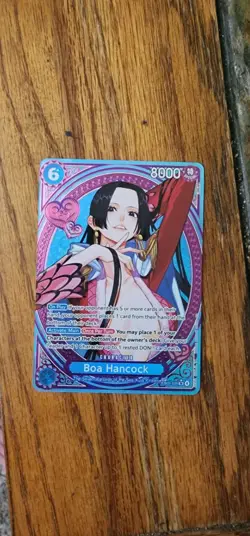 Bandai Boa Hancock EB03-026 SP Holo Special Rarity Character One Piece TCG - Image 1