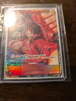 One Piece Monkey D Luffy ST01-012 Japanese Alt Art Awakening of the New Era LP - Image 1