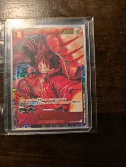 One Piece Monkey D Luffy ST01-012 Japanese Alt Art Awakening of the New Era LP - Image 2