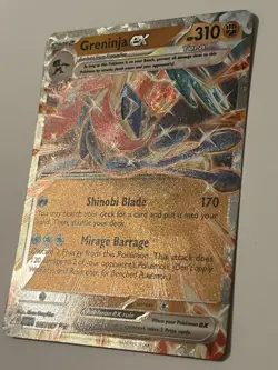 Greninja EX TCG Holo Card Twilight Masquerade 106/167 Pokemon Card near MINT + - Image 5