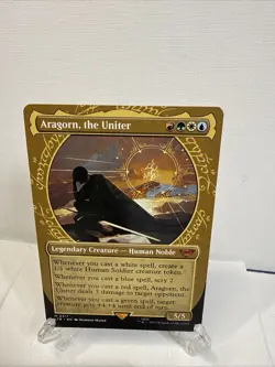 Aragorn, the Uniter (0317) (Mythic) (Showcase) Lord of the Rings M/NM - Image 1