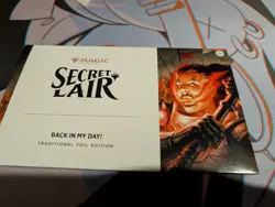MTG Secret Lair Back in My Day Traditional Foil - Image 1