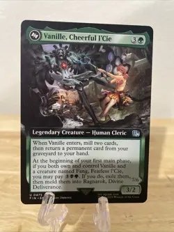 MTG Vanille, Cheerful l'Cie Extended Art Regular #0475 Final Fantasy NM/M - Image 1